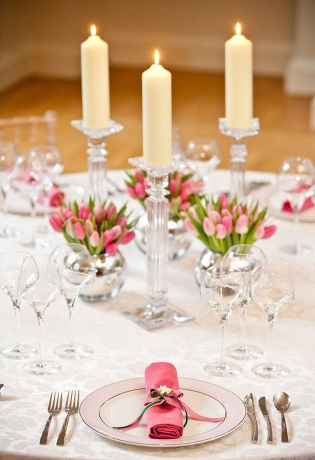 Centros de mesa con velas para boda Centros de Mesa 2 tipos de candelabros para centros de mesa elegantes